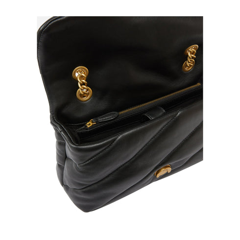 Pinko Borsa a tracolla Borsa Donna Classic Love Puff Nero oro P25 - PINKO 100038A0F2 - Z99Q - UNI - Francavilla Moda